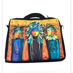 Southwestern Native Art Laptop
Bag - Sun Faces